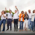 Feijóo participa Valencia en el mitin de cierre de campaña del PP 