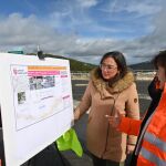 La consejera de Movilidad y Transformación Digital, María González Corral, visita una infraestructura de la provincia de Segovia