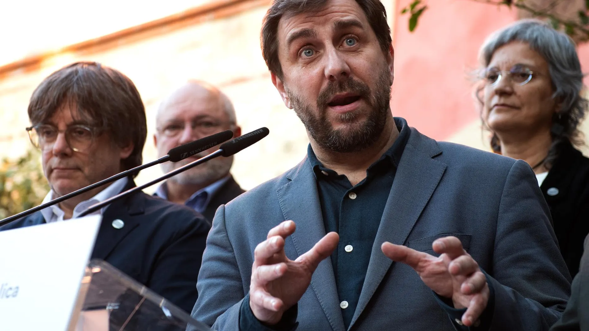 El candidato de Junts, Toni Comín