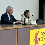 La consejera de Movilidad y Transformación Digital, María González Corral, interviene en la jornada en presencia de Nicanor Sen, delegado del Gobierno
