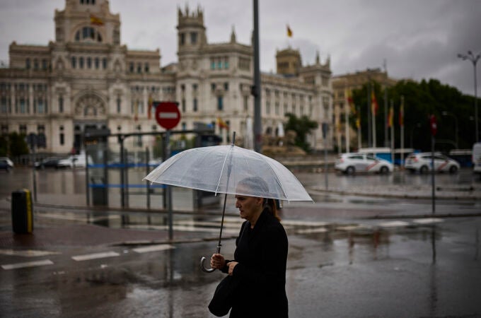 Después de unas semanas con altas temperaturas llega la lluvia a la ciudad de Madrid en este mes de junio. © A
