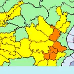 La AEMET activa la alerta naranja y amarilla por lluvias y granizo en casi toda Castilla-La Mancha