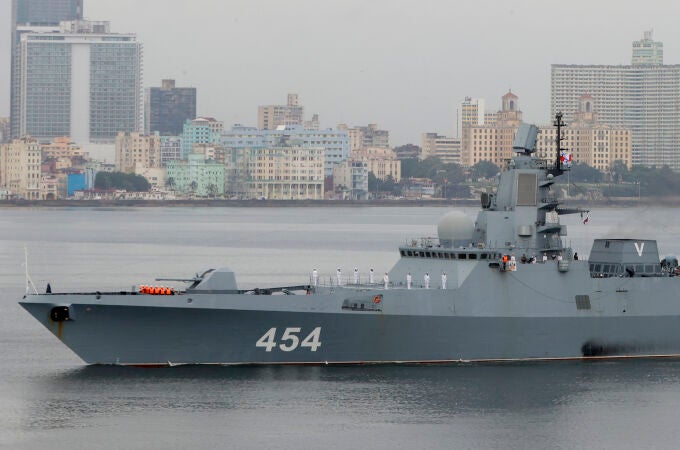 Llega a La Habana la flotilla de la Marina rusa con una fragata y un submarino nuclear