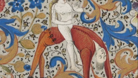 Imagen de una miniatura medieval
