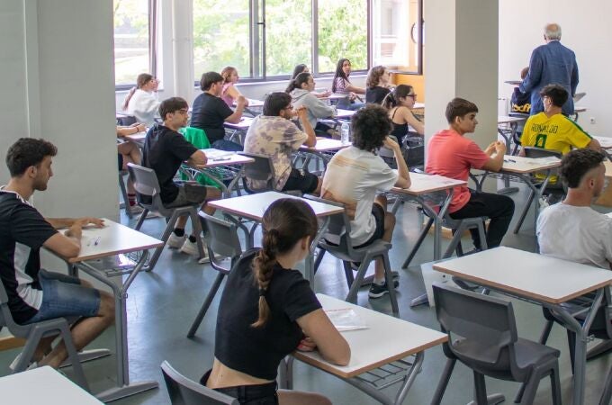 Prueba de la EBAU en el Campus de Ponferrada