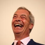 Reform UK party leader Nigel Farage campaigns ahead of snap election