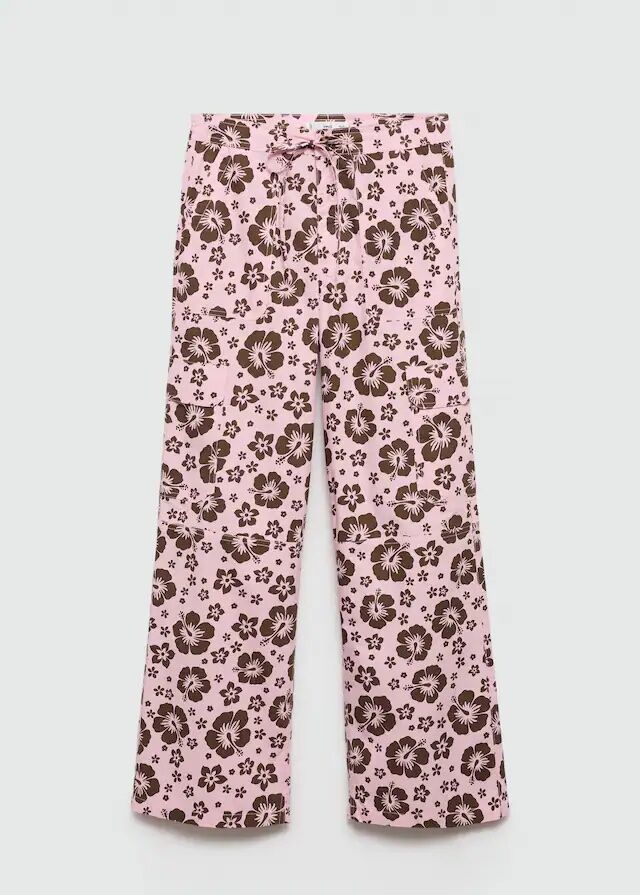 Pantalón estampado flores