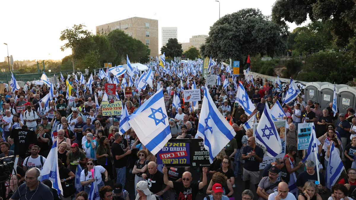Una ola de protestas antigubernamentales pone contra las cuerdas a Netanyahu