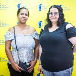 De izquierda a derecha, Luisa Fernanda Murcia y Juana Maria Enseñat, usuarias de Casa Caridad