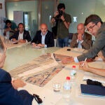 El consejo de administración de Ferrocarrils de la Generalitat (FGV) se ha celebrado en la estación de la Marina para adjudicar las obras de la futura Estación Central