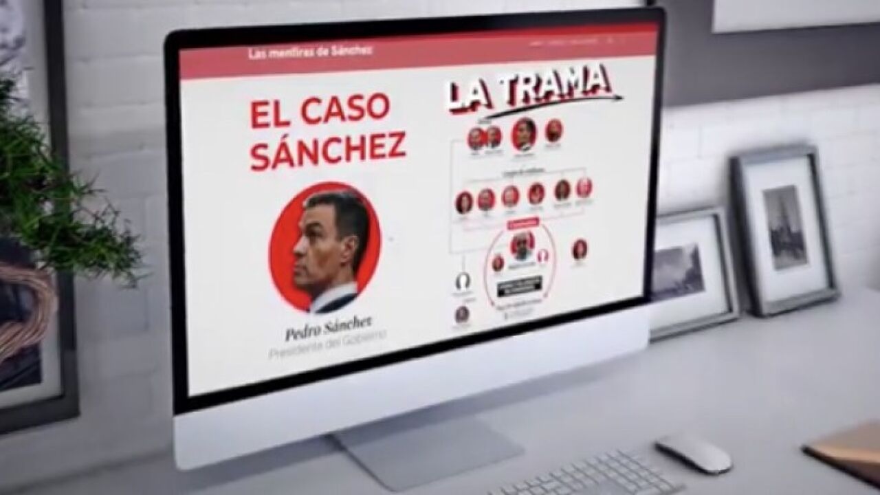 El PP lanza una web con "las mentiras de Sánchez", el "rey del bulo"