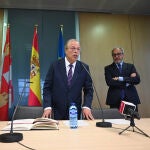 Francisco Javier Luis Jiménez toma posesión como nuevo gerente del Ecyl en presencia de Mariano Veganzones