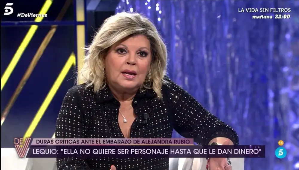 Terelu Campos habla en "¡De viernes!" sobre el embarazo de su hija