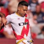 Falcao en uno de sus últimos partidos con el Rayo