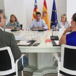 El pleno del Consell se ha celebrado hoy en la delegación del Gobierno valenciano en Alicante, con la ciudad en plenas fiestas de las Hogueras de San Juan