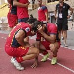 Los jugadores españoles de Rugby 7