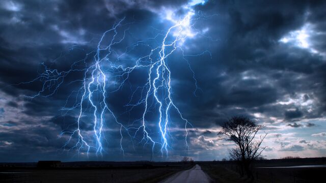 Imagen de archivo de una tormenta