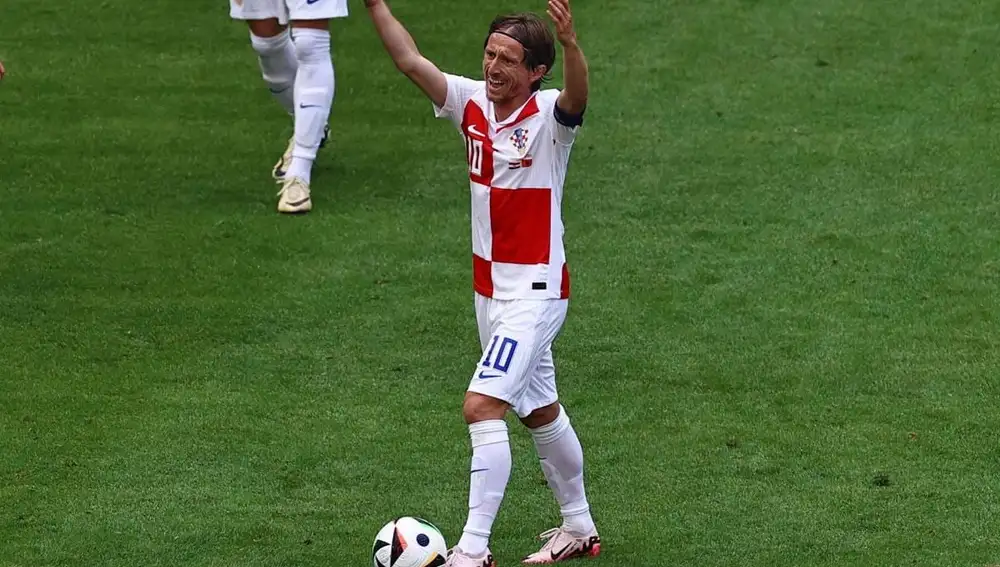 Luka Modric, capitán de Croacia