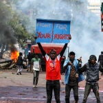 Police fire teargas as protesters rally against tax hikes in Nairobi