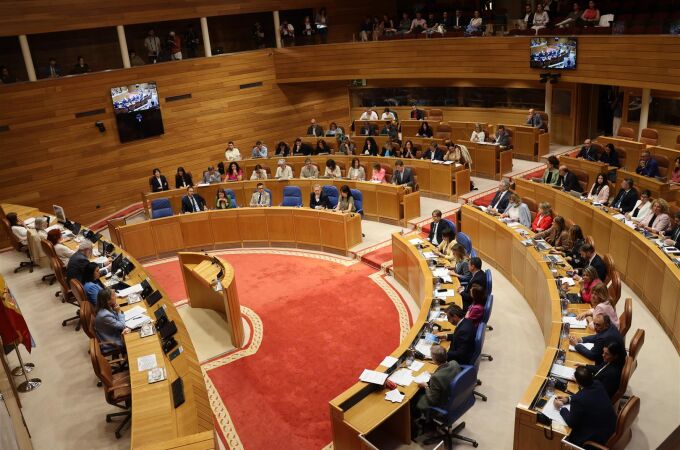 Imagen de archivo del Parlamento de Galicia. 