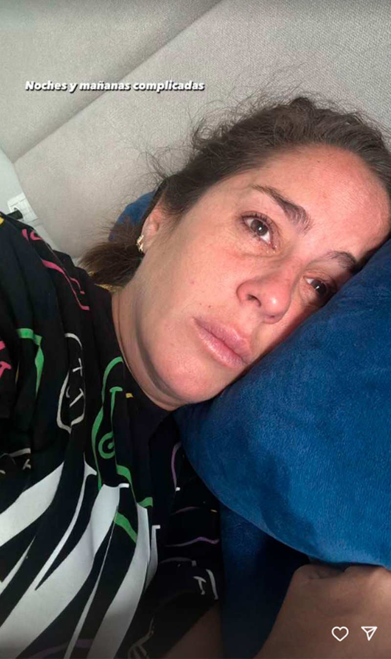 Anabel Pantoja llorando