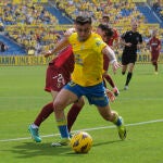 Adrià Altamira con el Villarreal ante Las Palmas