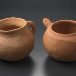 Dos piezas de cerámica del municipio colombiano de Ráquira