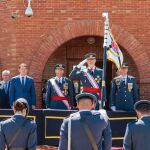El rey Felipe VI preside la entrega de despachos de la Academia Básica del Aire de León junto a Mañueco, Pollán y el general jefe del Ejército del Aire, Javier Salto, entre otras autoridades