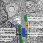 Nueva ubicación de la plataforma, de acuerdo a la infografía proporcionada por el Ayuntamiento