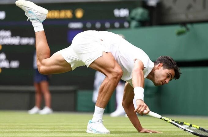 El detalle de las zapatillas de Carlos Alcaraz en Wimbledon que pocos han reconocido