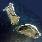 Imagen aérea de las islas Senkaku