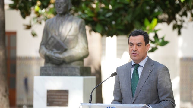 Juanma Moreno interviene en el acto conmemorativo del 139 aniversario del nacimiento de Blas Infante