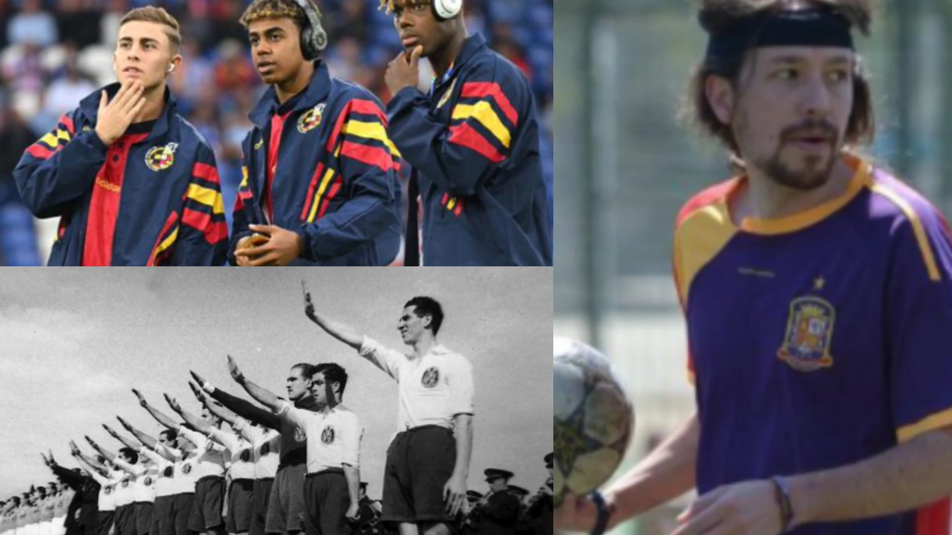 ¿Sabes cómo vestía la selección española con la República y con Franco?