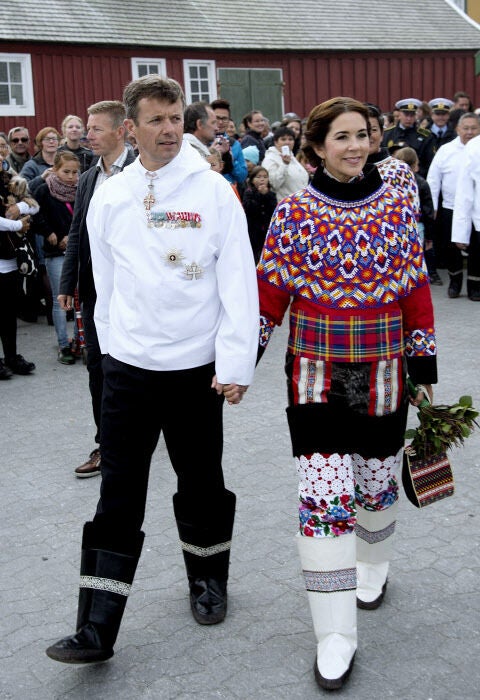 Los Reyes Federico y Mary de Dinamarca en Groenlandia