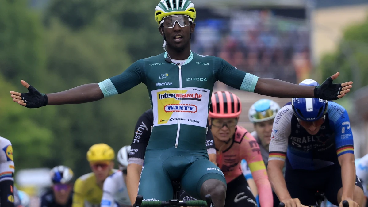 Tour de Francia: el eritreo Girmay firma el doblete 
