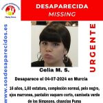 Buscan a una adolescente de 16 años desaparecida desde hace dos días en Murcia