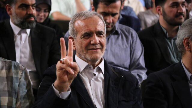 El presidente electo de Irán, Masud Pezeshkian