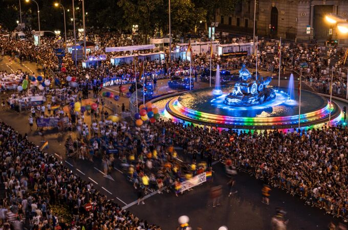 MADRID.-El Orgullo marcha este sábado en Madrid por la educación en diversidad, contra la LGTBIfobia y por Palestina