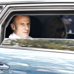 French President Macron votes in second round of parliamentary elections 