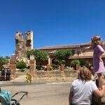  Cae desplomada la torre de la iglesia de Villaturiel (León)