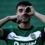 Iván Fresneda con el Sporting de Portugal