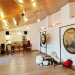 Una de las estancias para la meditación de la hospedería 