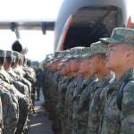 InternacionalCategorias.-Bielorrusia/China.- Soldados chinos llegan a Bielorrusia para realizar maniobras antiterroristas conjuntas