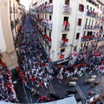 Primer encierro en el Día de San Fermín
