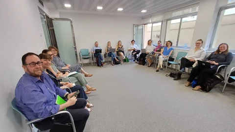 La visita se enmarca en el reconocimiento que concedió la Agencia Digital y de Salud Europea al Programa de Vacunación Escolar de la Región de Murcia en 2023