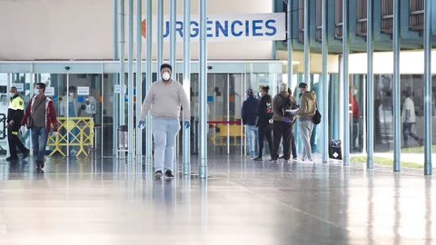 Sector de urgencias en un hospital de Cataluña