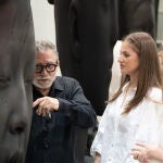 La Princesa Leonor y la Infanta Sofía visitan el taller de Jaume Plensa