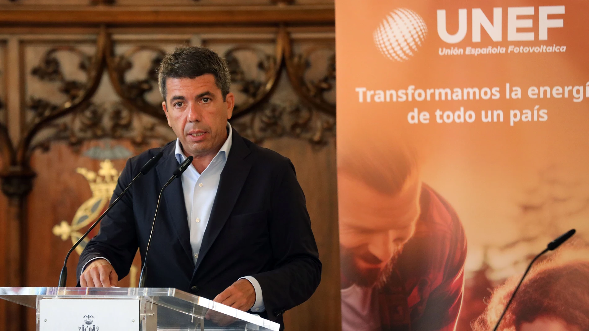 El presidente de la Generalitat, Carlos Mazón