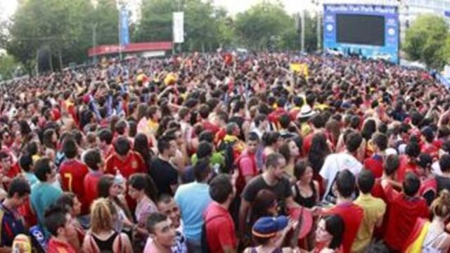 Pantalla gigante para ver a la selección española en Cataluña