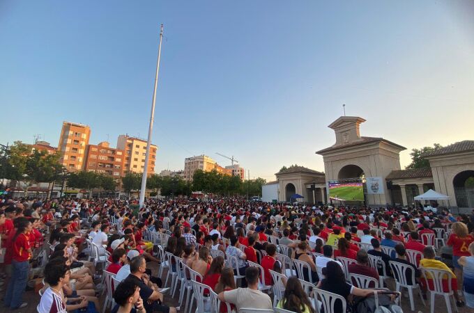 Pantalla gigante en Albacete para ver la Eurocopa 2024